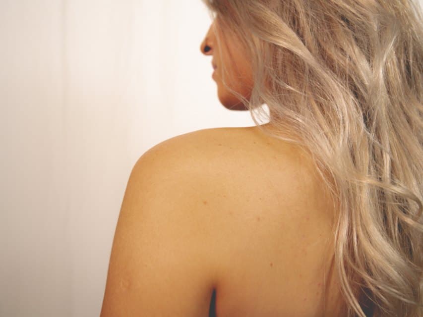 Shoulder, before the tattoo